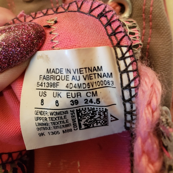 2/$30 Double Tongue Converse All Star Athletic Shoe - Picture 4 of 7